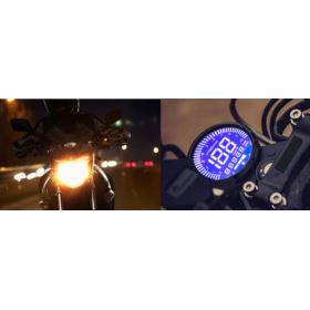 LICZNIK MOTOCYKLOWY CYFROWY UNIWERSALNY Z PODŚWIETLENIEM LED