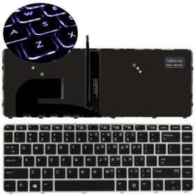 KLAWIATURA HP ELITEBOOK 840 G3 840 G4 745 G3 745 G4 836308-031 SREBRNA RAMKA Z PODŚWIETLENIEM