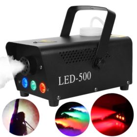 MASZYNA DO DYMU LED-500 Z 3 DIODAMI LED I PILOTEM