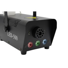 MASZYNA DO DYMU LED-500 Z 3 DIODAMI LED I PILOTEM