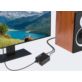 KONWERTER SYGNAŁU AUDIO TOSLINK COAXIAL NA RCA Z ZASILACZEM