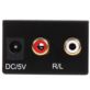 KONWERTER SYGNAŁU AUDIO TOSLINK COAXIAL NA RCA Z ZASILACZEM