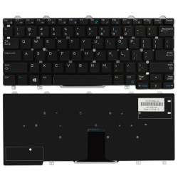 KLAWIATURA DELL LATITUDE E7250 E5250 E7270 102-13P23LHC01 Z PODŚWIETLENIEM CZARNA US