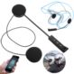SŁUCHAWKI BLUETOOTH DO KASKU MOTOCYKLOWEGO Z MIKROFONEM I KABLEM DO ŁADOWANIA CZARNE
