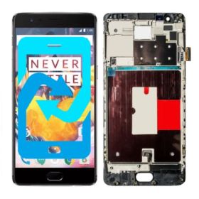 WYŚWIETLACZ I DIGITIZER ONEPLUS 3T Z RAMKĄ CZARNY FULL SET