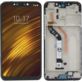 WYŚWIETLACZ Z DIGITIZEREM XIAOMI POCOPHONE F1 POCO F1 M1805E10A CZARNY Z RAMKĄ