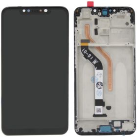 WYŚWIETLACZ Z DIGITIZEREM XIAOMI POCOPHONE F1 POCO F1 M1805E10A CZARNY Z RAMKĄ