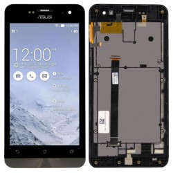 WYŚWIETLACZ Z DIGITIZEREM ASUS ZENFONE 5 T00J A501CG A500KL CZARNY Z RAMKĄ