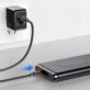 POWER BANK 10000MAH BASEUS ŁADOWARKA INDUKCYJNA BEZPRZEWODOWA USB/USB-C CZARNA