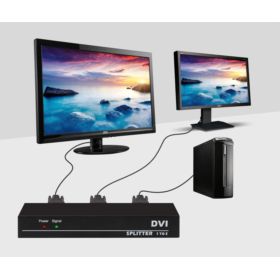 ROZDZIELACZ DVI 1X IN DO DVI 2X OUT