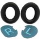 GĄBKI DO SŁUCHAWEK BOSE QC35 II QC25 AE2 QC2 QC15 AE2I AE2W CZARNO-NIEBIESKIE Z OSŁONAMI