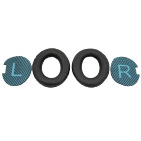 GĄBKI DO SŁUCHAWEK BOSE QC35 II QC25 AE2 QC2 QC15 AE2I AE2W CZARNO-NIEBIESKIE Z OSŁONAMI