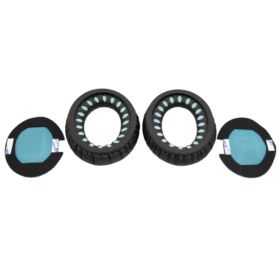GĄBKI DO SŁUCHAWEK BOSE QC35 II QC25 AE2 QC2 QC15 AE2I AE2W CZARNO-NIEBIESKIE Z OSŁONAMI