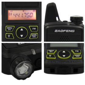 RADIOTELEFON BAOFENG BF-T1 400-470MHZ Z LATARKĄ