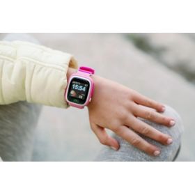 SMARTWATCH DLA DZIECI Q90 R&Oacute;ŻOWY Z GPS
