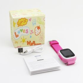 SMARTWATCH DLA DZIECI Q90 R&Oacute;ŻOWY Z GPS