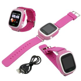 SMARTWATCH DLA DZIECI Q90 R&Oacute;ŻOWY Z GPS