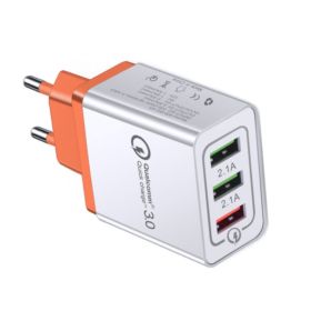 ŁADOWARKA SIECIOWA 3XUSB QUICKCHARGE 3.0 BIAŁA