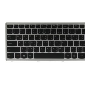 KLAWIATURA DO LENOVO IDEAPAD Z500 Z500A Z500G P500 CZARNA US SREBRNA RAMKA