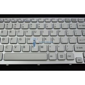 KLAWIATURA SONY VAIO SVE15 SVE151C11M SVE1511C5E BIAŁA Z RAMKĄ