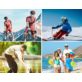OKULARY SPORTOWE PRZECIWSŁONECZNE Z LUSTRZANO-TĘCZOWĄ POWŁOKĄ I FILTREM UV CZERWONE