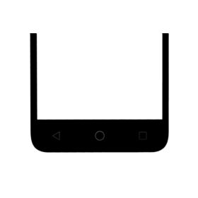 DIGITIZER DOTYK EKRAN SZYBKA ALCATEL POP 3 5 5015X 5015D 5015 LEKKO WIDOCZNE PRZYCISKI ORAZ OTW&Oacute;R NA CZUJNIK (PRZYCIEMNIONE)