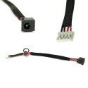 GNIAZDO ZASILANIA TOSHIBA A100 A105 Z KABLEM 17CM
