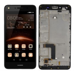 WYŚWIETLACZ Z DIGITIZEREM HUAWEI Y5 II CUN-L21 HONOR 5 PLAY Z RAMKĄ CZARNY