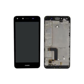 WYŚWIETLACZ Z DIGITIZEREM HUAWEI Y5 II CUN-L21 HONOR 5 PLAY Z RAMKĄ CZARNY