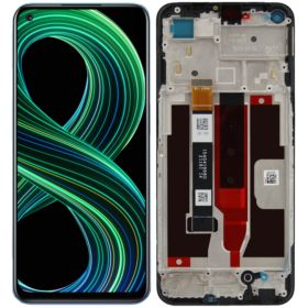 WYŚWIETLACZ Z DIGITIZEREM REALME 8 5G RMX3241 V13 5G RMX3043 Q3i 5G I RAMKA