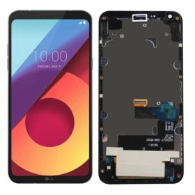 WYŚWIETLACZ Z DIGITIZEREM LG Q6 M700A M700N Z RAMKĄ CZARNY FULL SET