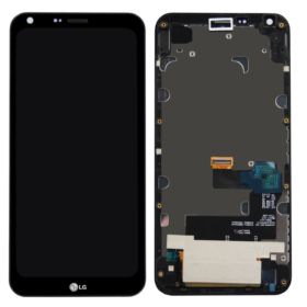 WYŚWIETLACZ Z DIGITIZEREM LG Q6 M700A M700N Z RAMKĄ CZARNY FULL SET