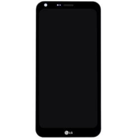 WYŚWIETLACZ Z DIGITIZEREM LG Q6 M700A M700N Z RAMKĄ CZARNY FULL SET