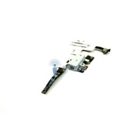 TAŚMA GŁOŚNOŚCI GNIAZDO AUDIO IPHONE 4S BIAŁA VOLUME GNIAZDO SŁUCHAWKOWE JACK
