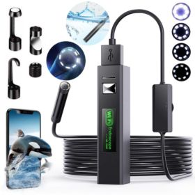 ENDOSKOP KAMERA INSPEKCYJNA IP68 USB WIFI 1200P HD 3,5M 2,5MP 8MM