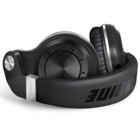 BLUEDIO T2 PLUS SŁUCHAWKI BEZPRZEWODOWE BLUETOOTH NAUSZNE FM SD CZARNE