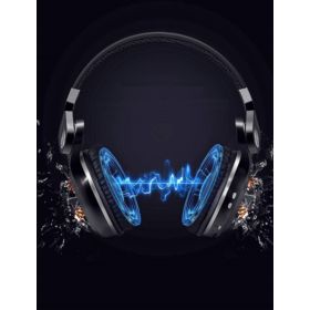 BLUEDIO T2 PLUS SŁUCHAWKI BEZPRZEWODOWE BLUETOOTH NAUSZNE FM SD CZARNE