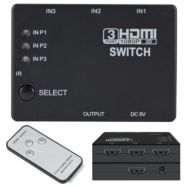 PRZEJŚCIÓWKA KONWENTER ADAPTER SPLITTER SWITCH HDMI 3x1 BEZ KABLA W ZESTAWIE