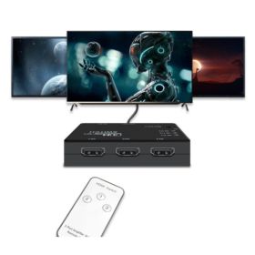 PRZEJŚCI&Oacute;WKA KONWENTER ADAPTER SPLITTER SWITCH HDMI 3x1 BEZ KABLA W ZESTAWIE