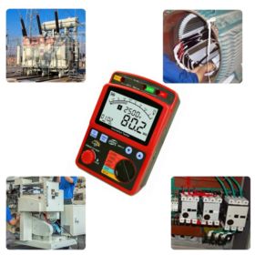 TESTER REZYSTANCJI IZOLACJI BENETECH GM3123 Z AKCESORIAMI I TORBĄ