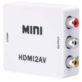 PRZEJŚCIÓWKA KONWERTER ADAPTER Z HDMI DO AV CVBS