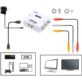 PRZEJŚCIÓWKA KONWERTER ADAPTER Z HDMI DO AV CVBS