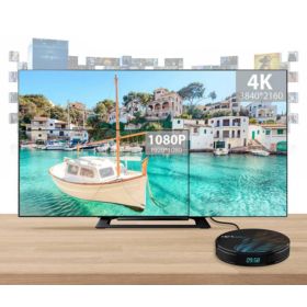 SMART TV BOX HK1 MAX ANDROID 9.0 Z PILOTEM