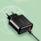 ŁADOWARKA SIECIOWA USAMS US-CC085 Z WYŚWIETLACZEM USB I USB-C CZARNA