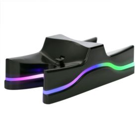 ŁADOWARKA DO PS4 DUALSHOCK 4 PODW&Oacute;JNA STACJA DOKUJĄCA PODSTAWKA UFO Z PODŚWIETLENIEM LED