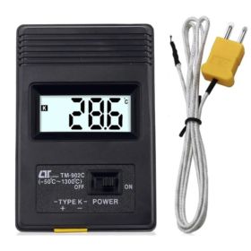 TERMOMETR CYFROWY Z TERMOPARĄ TYPU K TM902C