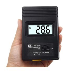 TERMOMETR CYFROWY Z TERMOPARĄ TYPU K TM902C