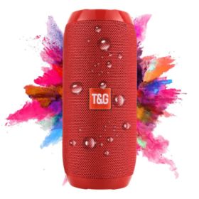GŁOŚNIK BLUETOOTH LOUD BEZPRZEWODOWY 120HZ-20KHZ WODOODPORNY CZERWONY