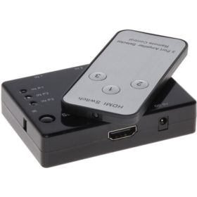 ROZDZIELACZ HDMI DO HDMI 3X1 FULL HD 1080P Z PILOTEM