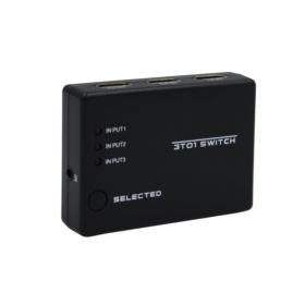 ROZDZIELACZ HDMI DO HDMI 3X1 FULL HD 1080P Z PILOTEM